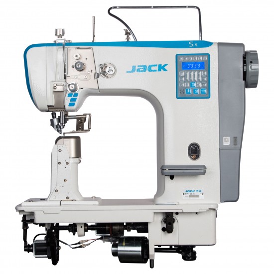 Jack S5 Post Bed Roller Wheel Feed Industrial Sewing Machine